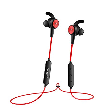 Earldom Wireless Bluetooth Stereo Headphones Earbuds with Sweatproof Magnetic Design, In Ear Earphone Headset for Sports Running (Noise Cancelling Mic, 7 Hours Playtime)
