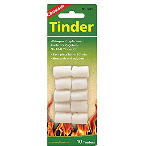 Coghlans 8649 Tinder, Pack of 10