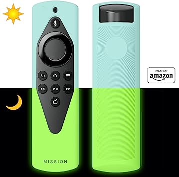 Made for Amazon Remote Cover Case, for Alexa Voice Remote Lite | Glow in the Dark
