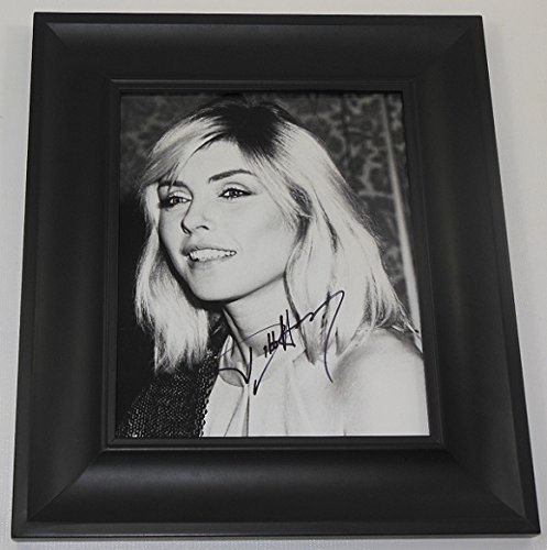 Debbie Deborah Harry Blondie Parallel Lines Hand Signed Autographed B/W 8x10 Glossy Photo Gallery Framed Loa