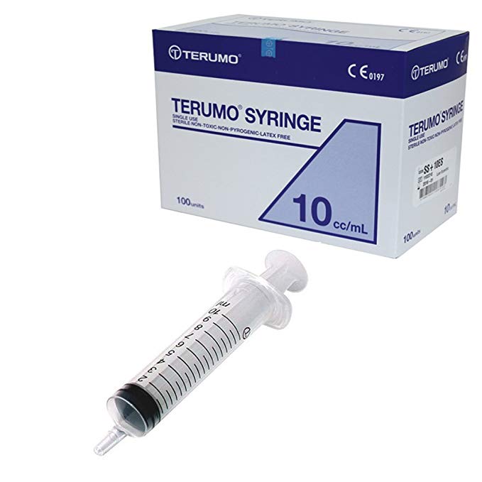 Terumo 10 ml Disposable Syringe - Pack of 100