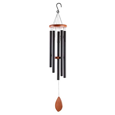Gardenvy 36-inch Windchime, Large Musically Tuned Chime Outdoor Deep Tone with 5 Heavy Tuned Tubes for Garden Backyard Church Hanging Decor