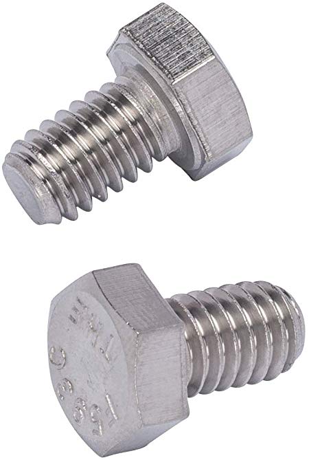 5/16"-18 X 1/2" (50pc) Stainless Hex Head Bolt, 18-8 Stainless Steel