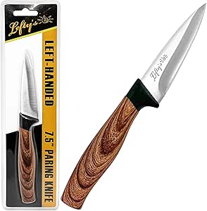 Lefty’s Left Handed Paring Knife - Stainless Steel Durable Blade - Extra Sharp - Great for Cutting, General Purpose, Kitchen items - Gifts for Left-Handed People, Lefty, Adults, Chef Man and Women