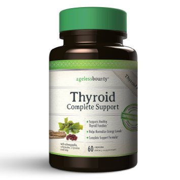 Thyroid Support Complex | Advanced blend of Thyroid Nutrients, Herbs, Sea Vegetables and Herbal Adaptogens | Helps to support a Natural Boost in Energy | Supports T3 & T4 levels for Healthy Metabolism