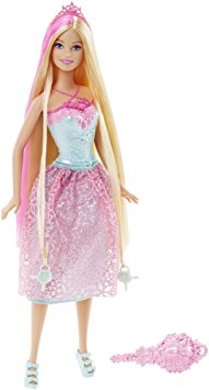 Barbie Endless Hair Kingdom Princess Doll, Pink