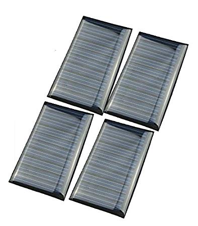 AMX3d Micro Mini Solar Cells - 5V 30mA Compact Solar Panels – Power Home DIY Projects, Toys & Battery Chargers, 53 x 30mm