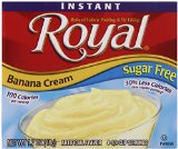 Royal Instant Cream Pudding Sugar Free Banana 17-Ounce Pack of 12