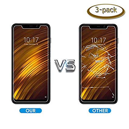 Screen Protector Compatible for iPhone X/Xs（3-Pack）,9H Tempered Glass,Case Friendly,Full Coverage,Anti-Shatter,Bubble Free