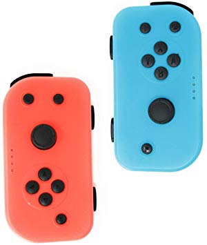 Switch Controllers CHASDI for Nintendo Switch. Pair of Remote Motion Controllers with USB Type-C Charging Cable & JoyCon Alternative L & R (Red & Blue)