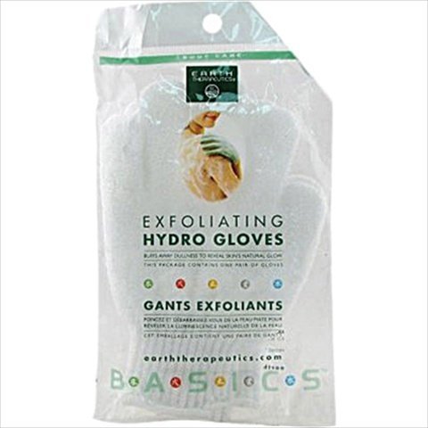 Earth Therapeutics Exfoliating Hydro Gloves - 1 Pair.