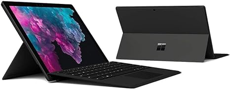 Microsoft Surface Pro 6 12.3" Tablet PC Touchscreen (2736 x 1824) Intel Core i5-8350 8GB RAM 256GB SSD, Backlit Keyboard, Windows 10 Pro（Renewed