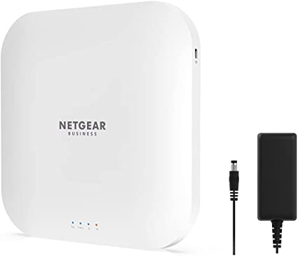 NETGEAR Wireless Access Point (WAX218PA) - WiFi 6 Dual-Band AX3600 Speed | 1 x 2.5G Ethernet PoE  Port | Up to 256 Devices | 802.11ax | WPA3 Security | MU-MIMO | with Power Adapter