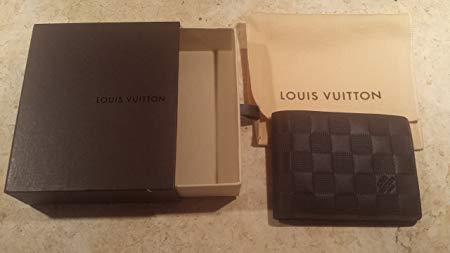 Authentic Louis Vuitton LV Damier Graphite Canvas Multiple Wallet Black/Grey