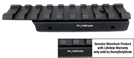 Monstrum Tactical Low Profile Dovetail to Picatinny Rail Adaptor