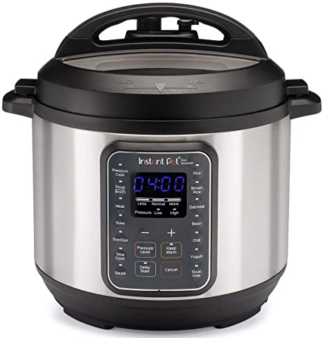 Instant Pot Duo Gourmet 9-in-1, 5.7L Multi Pressure Cooker and Slow Cooker With Overheat Protection