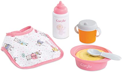 Corolle Mon Premier Poupon Mealtime Set - Feeding Accessories for 12" Baby Dolls