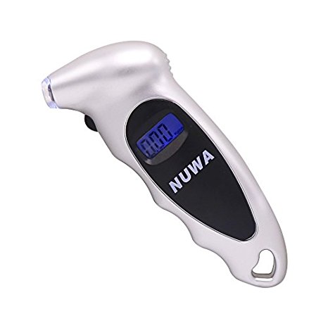 Digital Tire Pressure Gauge for Car Truck Bicycle LCD Display Lighted Nozzle 100 PSI Ergonomic design