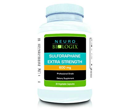 Neurobiologix Sulforaphane Extra Strength Detox Supplement (600 Milligrams - 30 Capsules)