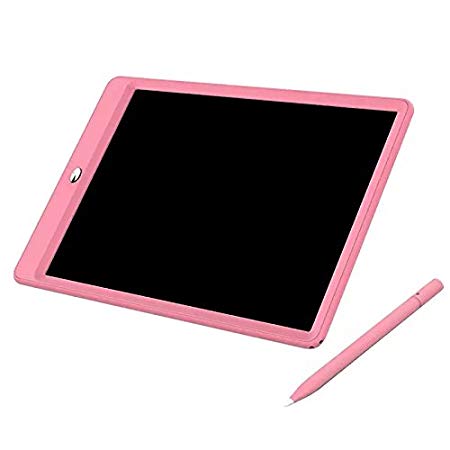 UsHigh LCD Writing Tablet 10 Inch Portable Doodle Drawing Board with Screen Lock One-Click Erasure and Fridge Magnetic Design Digital Pad at Home School Office Kids Adults Gift