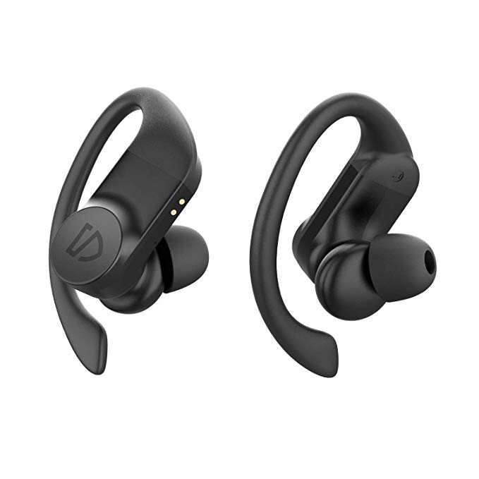 SOUNDPEATS True Wireless Earbuds Ear Hooks Bluetooth Earphones 5.0 in-Ear Wireless Headphones for Sports with IPX7, Touch Control, 13.6mm Driver, Mono/Stereo Mode, USB-C Charge, Upgraded TrueWings