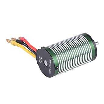 Dilwe RC Brushless Boat Motor, 3665 3600KV 4500KV 4 Poles Motor for 1/8 1/10 1/12 Remote Control Car Marine Ship(4500KV)