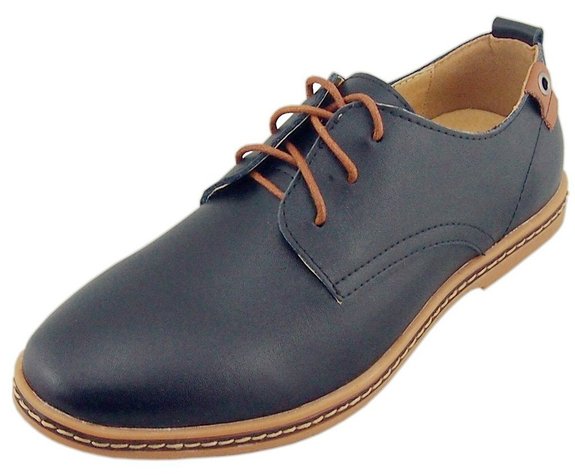 DADAWEN Men's Dress Casual Oxfords Leather Shoes