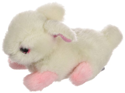 Multipet's Look Who's Talking Plush Talking Rabbit Dog Toy, 6-Inch