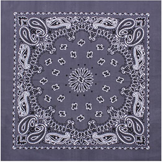 Rothco Trainmen Paisley Bandana – Extra-Large 27” X 27"