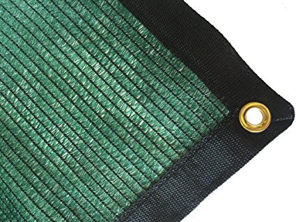 DIR 70% UV Shade Cloth Green Premium Mesh Shadecloth Sunblock Shade Top Quality Panel 12ft x 16ft