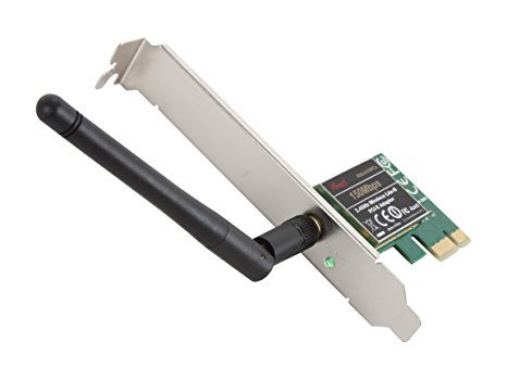 Rosewill IEEE 802.11b/g/n PCIE 2.0 Wireless Adapter Upto 150Mbps Wireless Data (RNWD-11011)