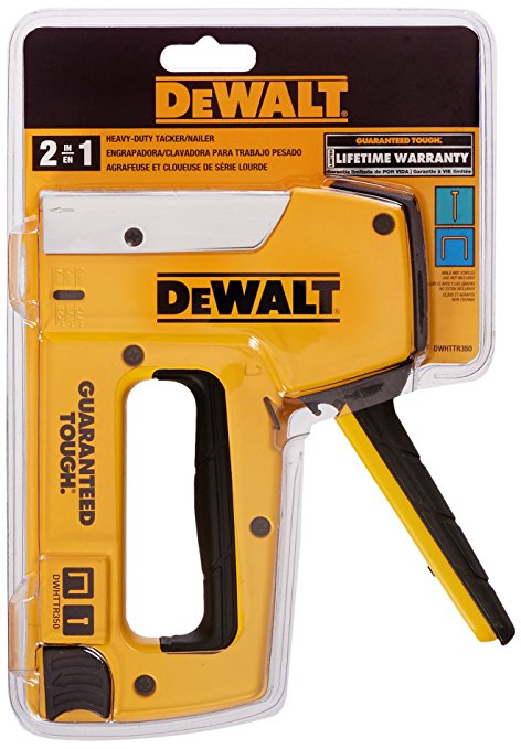 Dewalt DWHTTR350 Heavy-Duty Aluminum Stapler/Brad Nailer