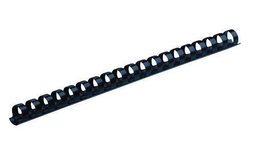 Fellowes Plastic Comb Binding Spines, 1/2 Inch Diameter, Navy, 90 Sheets, 100 Pack (52501)