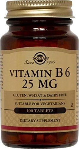 Solgar Vitamin B6 Tablets 50 mg 100 Count