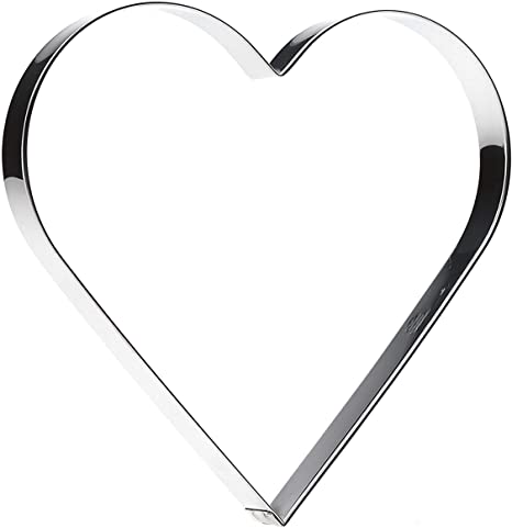 SVEICO Heart Shaped Cookie Cutter, 20cm