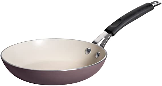 Tramontina 80151/065DS Style Simple Cooking Heavy-Gauge Aluminum, PFOA-free Nonstick Fry Pan, 8-Inch, Plum, Made in USA