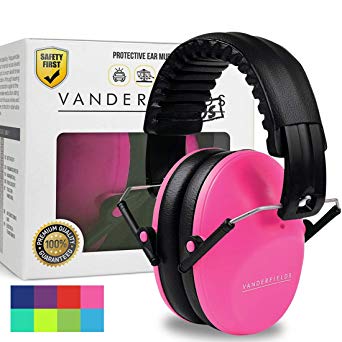 Ear Defenders for Kids Toddlers Children Babies - Hearing Protection Earmuffs Ear Mufs for Small Adults Women Autism - Foldable Design Ear Defenders Adjustable Padded Headband Noise Reduction