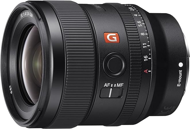 Sony FE 24 mm f/1.4 GM | Full-Frame, Wide Angle, Prime Lens (SEL24F14GM) Black