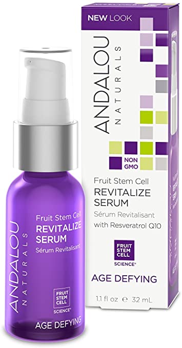 Andalou Naturals Age Defying Fruit Stem Cell Revitalize Serum, 32 ml, 1.1 Ounce (43755)