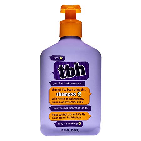 TBH Kids Shampoo - Oil Controlling Shampoo - Sulfate, Paraben Free - 12 oz…