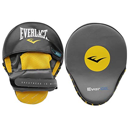 Everlast Unisex Mantis Punch Mitts Sparring Pad Black One Size