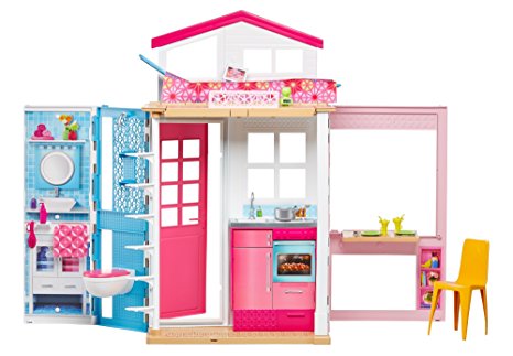 Barbie 2-Story House with Furniture & Accessories