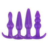 Gydoy 4pcsset Silicone Anal Plug Butt Plug Anal Massager for Anal Pleasure