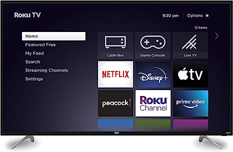 RCA 65-inch 4K UHD Roku Smart Flat Screen LED TV, 2022 Model