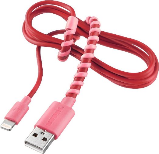 Modal - 4' Twist Lightning Charge-and-Sync Cable - Pink