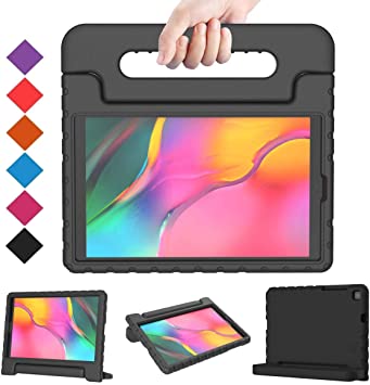 BMOUO for Samsung Galaxy Tab A 8.0 2019 Case SM-T290/T295, Galaxy Tab A 8.0 Case 2019, Shockproof Light Weight Protective Handle Stand Kids Case for Galaxy Tab A 8.0 inch 2019 Without S Pen - Black