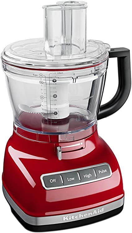 KitchenAid KFP1466ER 14-Cup Food Processor with Exact Slice System and Dicing Kit - Empire Red