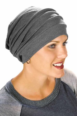 100% Cotton Slouchy Cap: Head Covering, Snood, Cancer Hats for Women - Chemo Patients