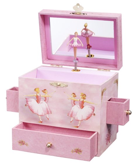Ballerina Treasure Music Box