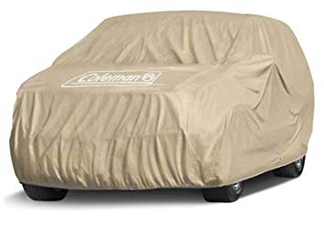 Coleman Premium Executive SUV Cover - 7 Layer Indoor-Outdoor Cover Waterproof/Dustproof/Scratch Resistant/UV Protection for Vehicles up to 210" Inches